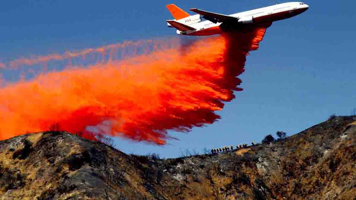 Pericial en uso de retardantes de llama incendios forestales